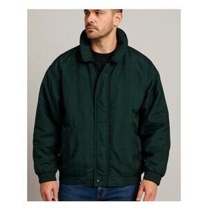 Vintage Paris Sport Club Bomber Jacket Men's Size L Iridescent Green Nylon 90's